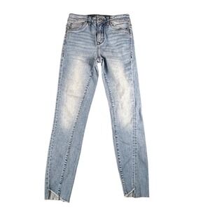 Mavi Tess Twisted Jeans Womens 25 Light Wash High Rise Skinny Stretch